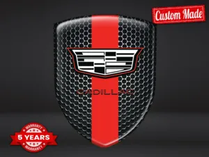 Cadillac Adesivi Logo Personalizzati Stile Max Durevoli Pro ST